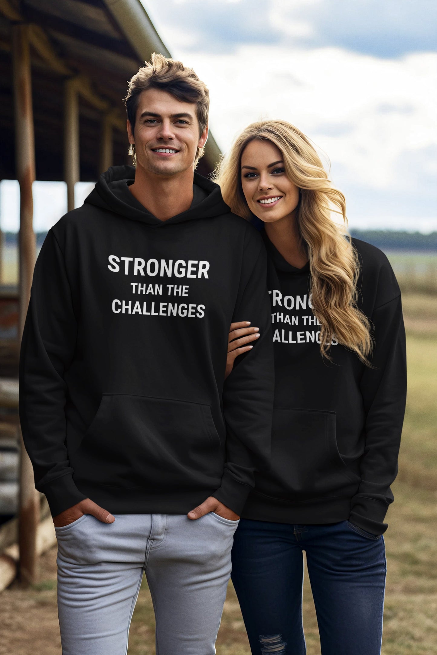 Stronger Than The Challenges Unisex Hoodie