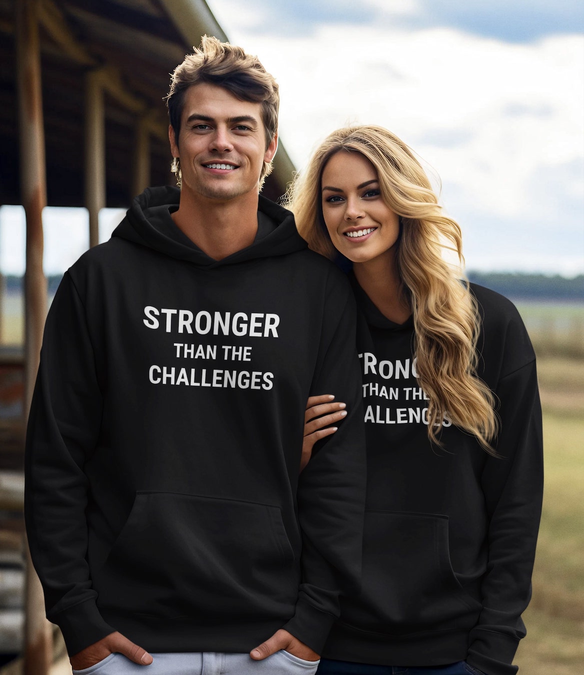 Stronger Than The Challenges Unisex Hoodie