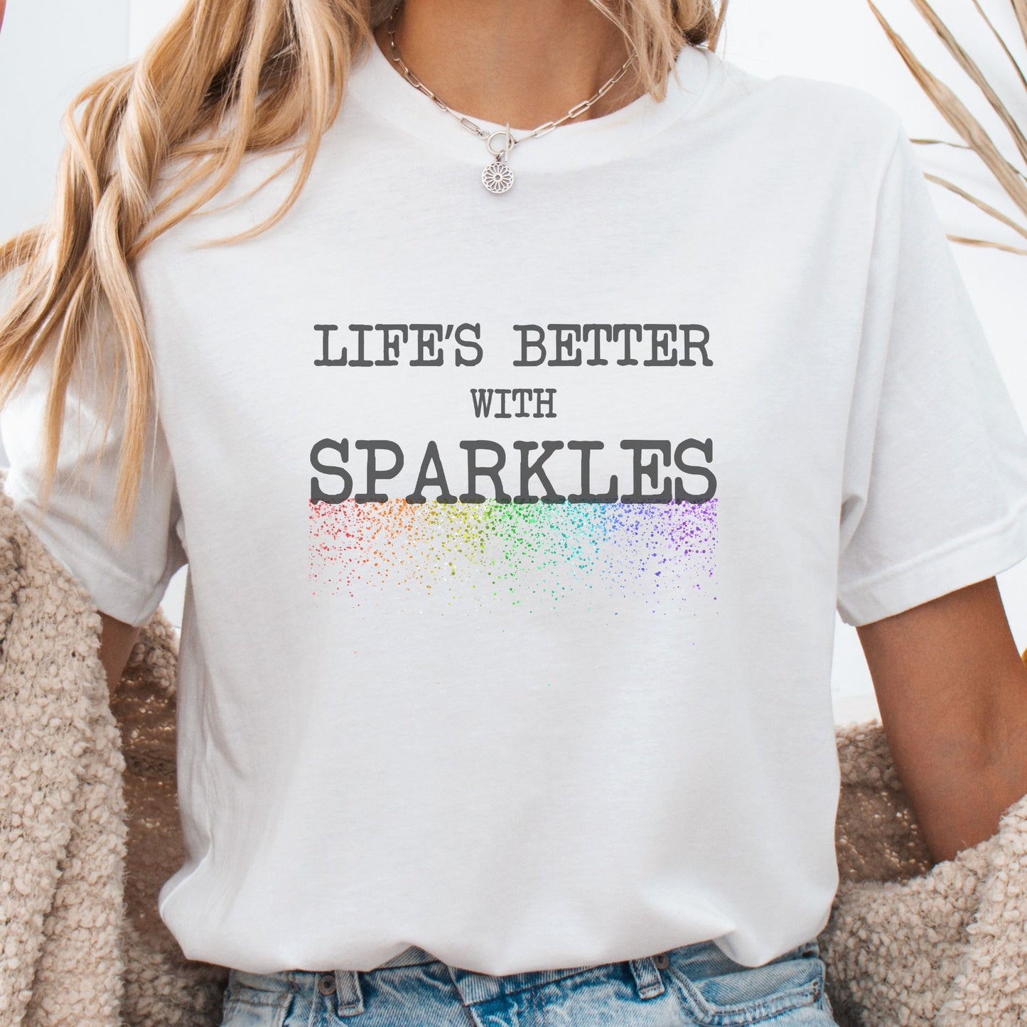 Life's Better With Sparkles Unisex Premium Tee