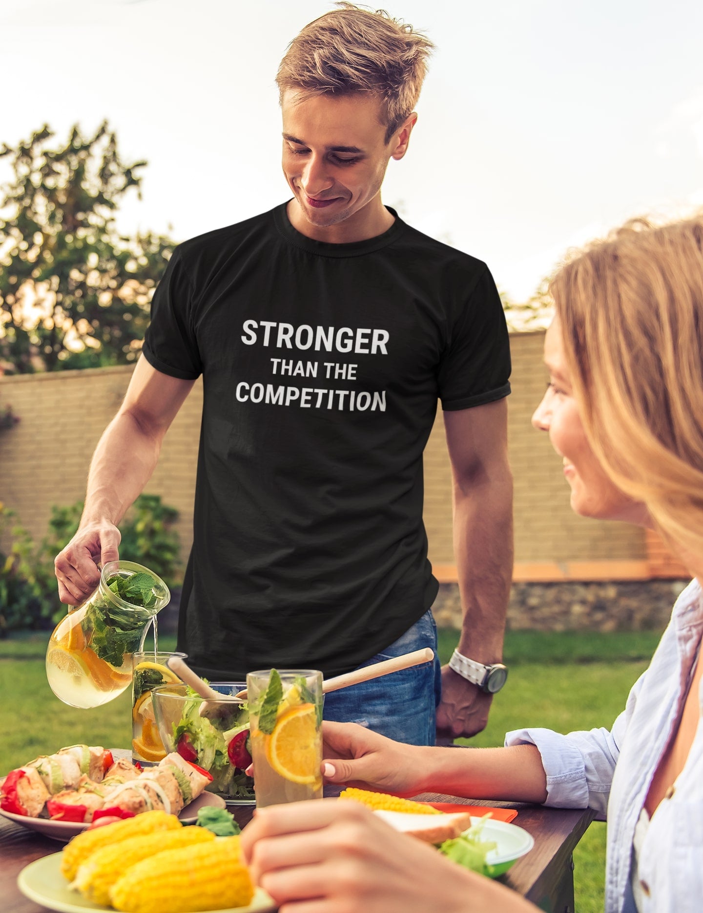 Stronger Than The Competition  Unisex Tee